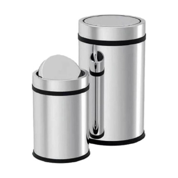 Ponuka - Cena - Predaj Odpadkový kôš SWING nerez 8L