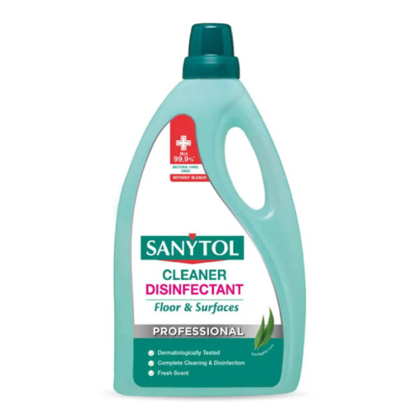 Ponuka - Cena - Predaj SANYTOL Professional dezinfekčný prostriedok na podlahy a plochy eukalyptus 5L