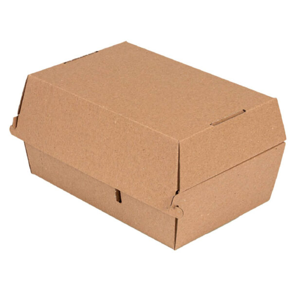 Ponuka - Cena - Predaj Burger Box hnedý 2-dielny 192x192x110 bez potlače - 50ks