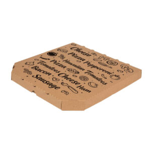 Ponuka - Cena - Predaj Pizza krabica hnedá 32x32x3 cm - 100 ks