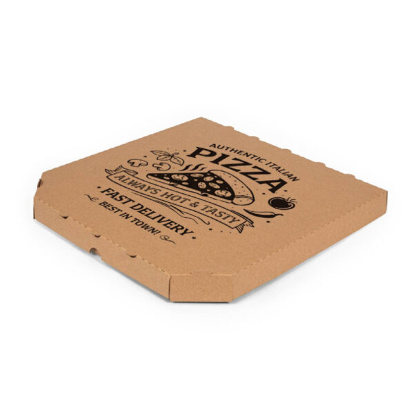Ponuka - Cena - Predaj Pizza krabica hnedá 40x40x4 cm - 100 ks