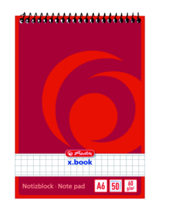 Herlitz - Špirálový blok A6 / 50 listov