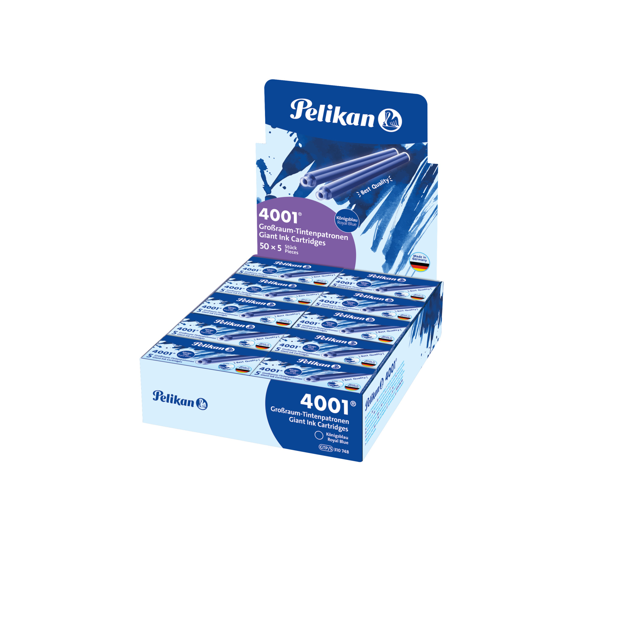 Pelikan - Bombičky atramentové dlhé Pelikan - Bombičky atramentové dlhé