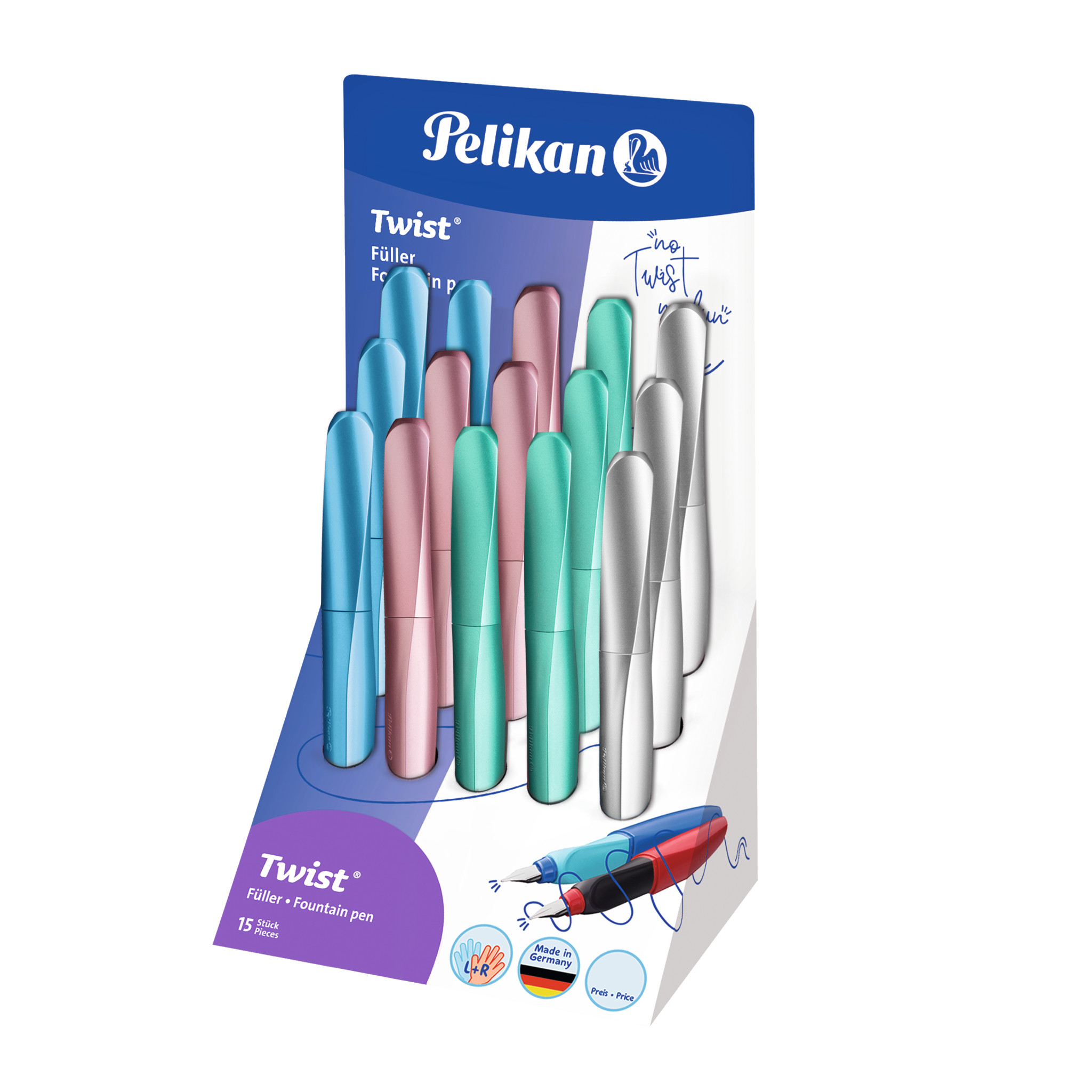 Pelikan - Pero bombičkové Twist Clasyy neutrals Pelikan - Pero bombičkové Twist Clasyy neutrals