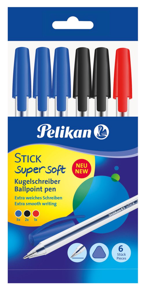 Pelikan - Pero guličkové STICK supersoft Pelikan - Pero guličkové STICK supersoft