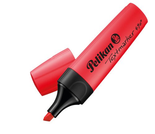 Pelikan - Zvýrazňovač 490 červený Pelikan - Zvýrazňovač 490 červený