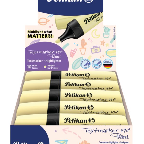 Pelikan - Zvýrazňovač 490 Pastelový žltý