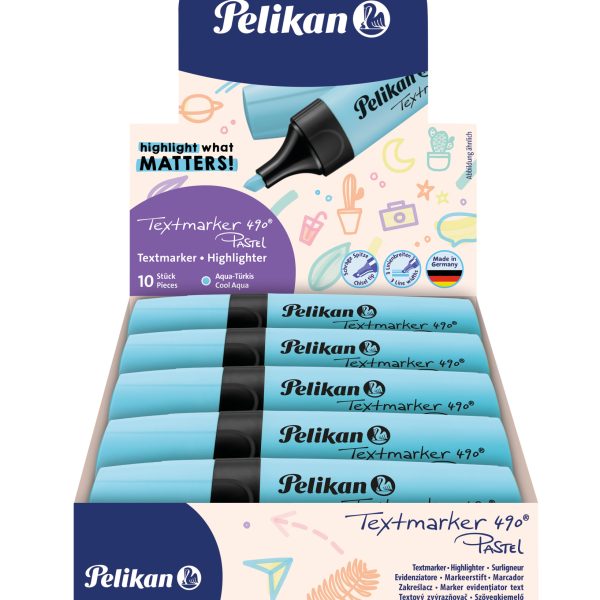 Pelikan - Zvýrazňovač 490 Pastelový svetlo-modrý