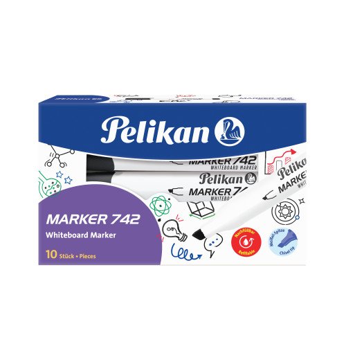 Pelikan - Popisovač na tabuli 742 čierny Pelikan - Popisovač na tabuli 742 čierny