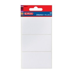 Herlitz - Etikety kancelárske biele 82x36mm