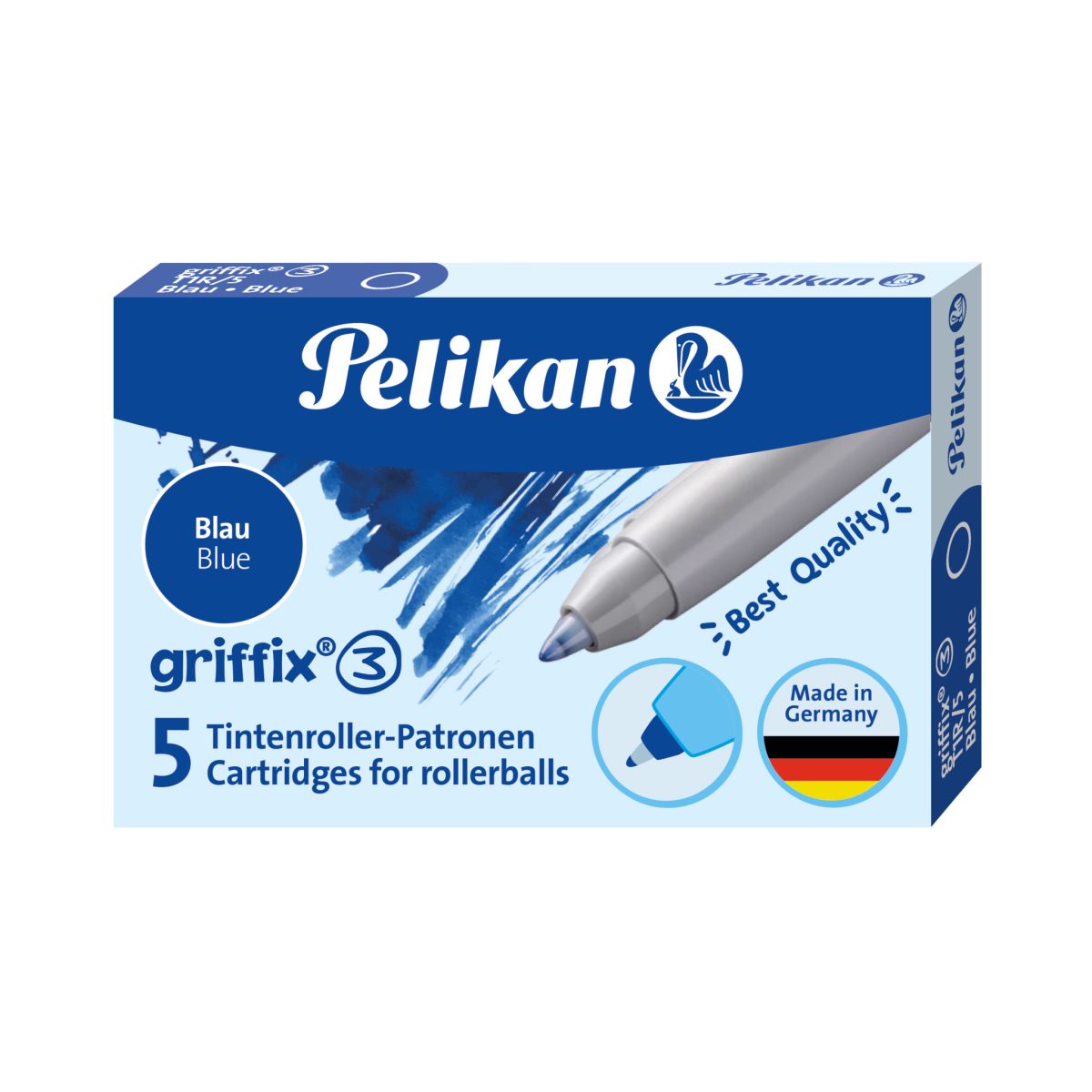 Pelikan - Náplň do atramentového rollera Griffix 3 – Obrázok 2