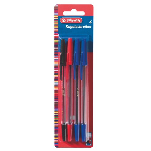 Herlitz - Pero guličkové 4ks Herlitz - Pero guličkové 4ks
