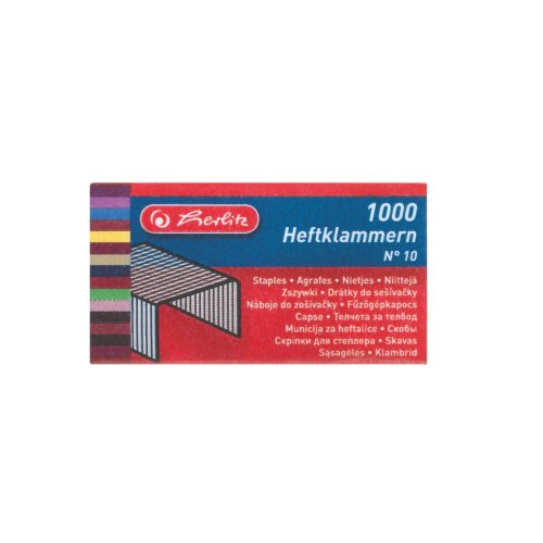 Herlitz - Spony do zošívačky no 10 Herlitz - Spony do zošívačky no 10
