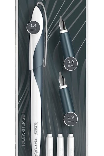 Herlitz - Kaligrafické pero čierne - sada