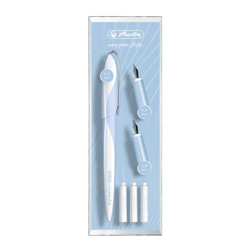 Herlitz - Kaligrafické pero modré - sada Herlitz - Kaligrafické pero modré - sada