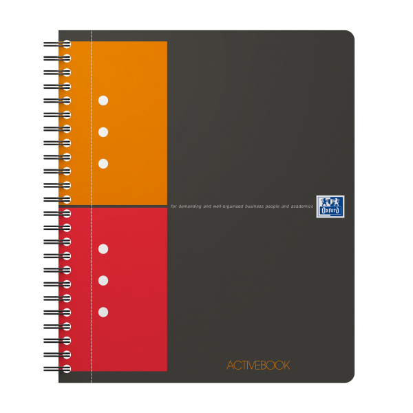 Oxford - Blok špirálový Oxford International Activebook A5+/80 listov