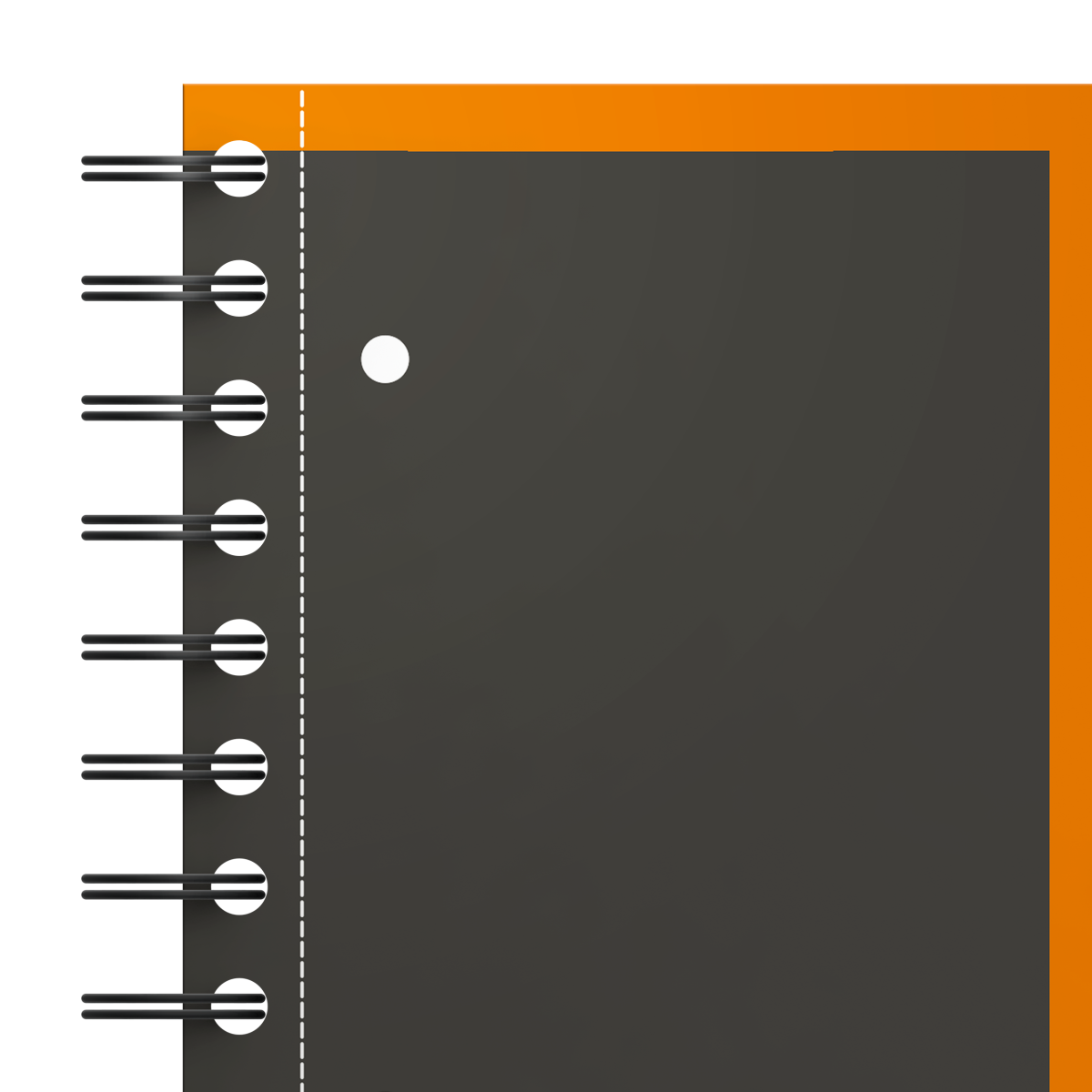 Oxford - Blok špirálový Oxford International Fillingbook A4+/100 listov, linajkový, oranžový – Obrázok 4