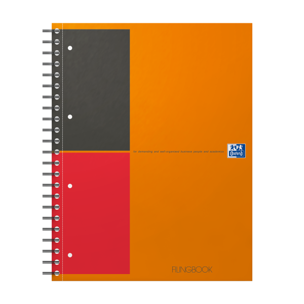 Oxford - Blok špirálový Oxford International Fillingbook A4+/100 listov