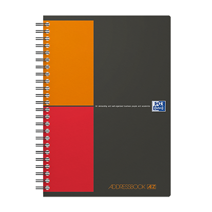 Oxford - Blok špirálový Oxford International Adressbook A5/72 listov Oxford - Blok špirálový Oxford International Adressbook A5/72 listov