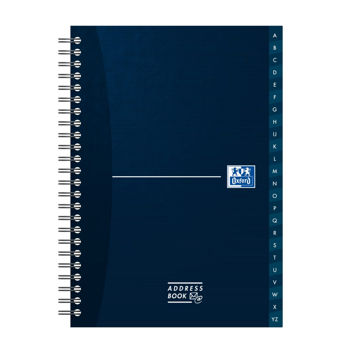 Oxford - Blok špirálový Oxford Essentials Adressbook A5/72 listov linajkový mix – Obrázok 3