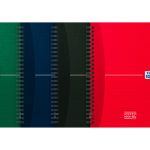 Oxford - Blok špirálový Oxford Essentials Adressbook A5/72 listov linajkový mix
