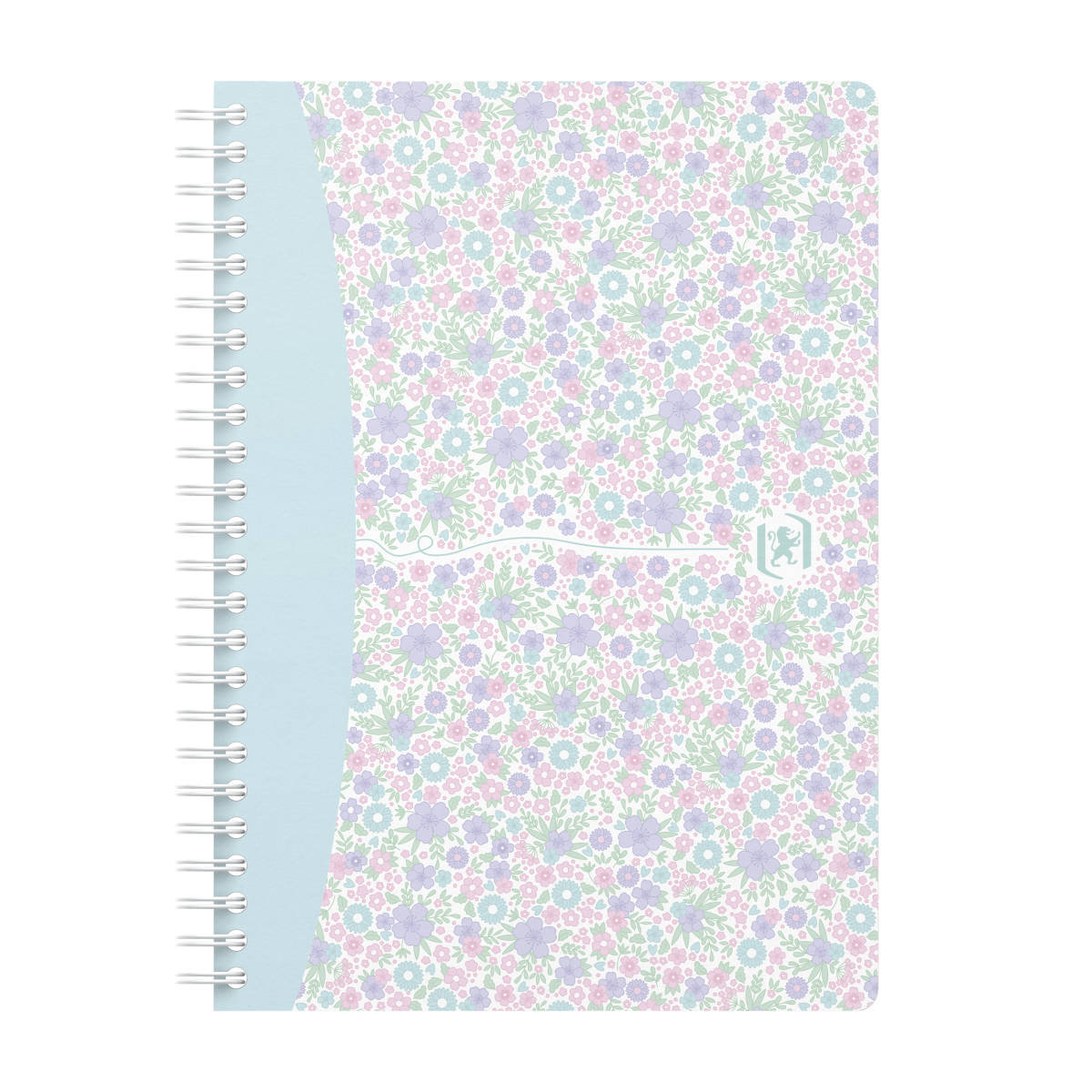 Oxford - Blok špirálový Oxford Floral A5/60 listov, linajkový, mix – Obrázok 4