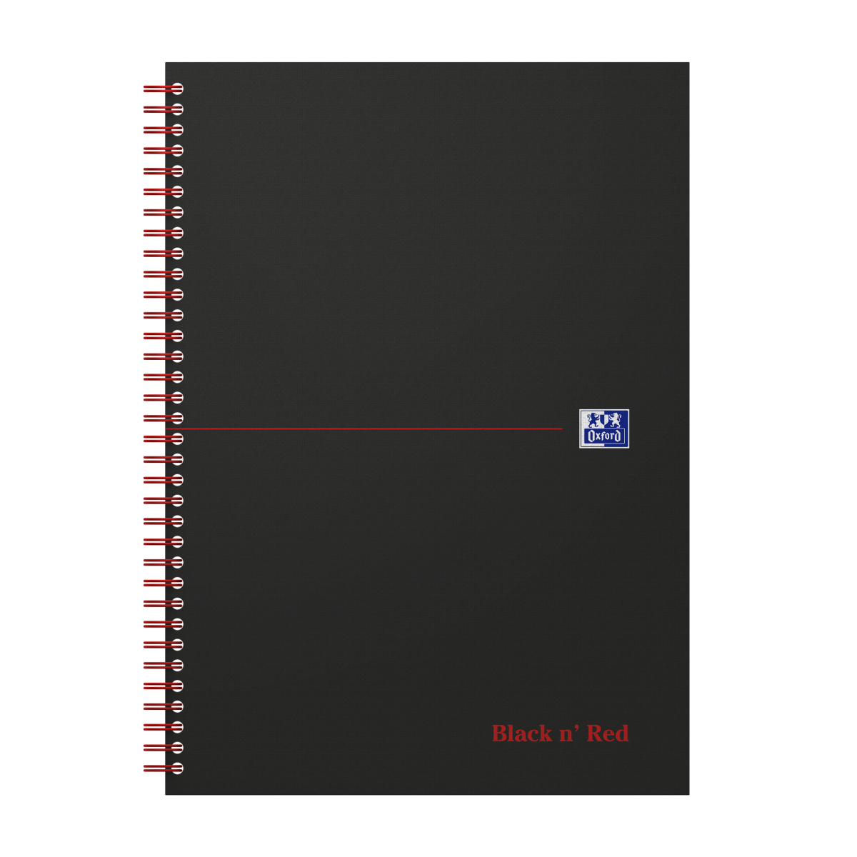Oxford - Blok špirálový Oxford Black n’Red Notebook A4/70 listov linajkový Oxford - Blok špirálový Oxford Black n’Red Notebook A4/70 listov linajkový