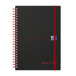 Oxford - Blok špirálový Oxford Black n’Red Movebook A5/70 listov linajkové