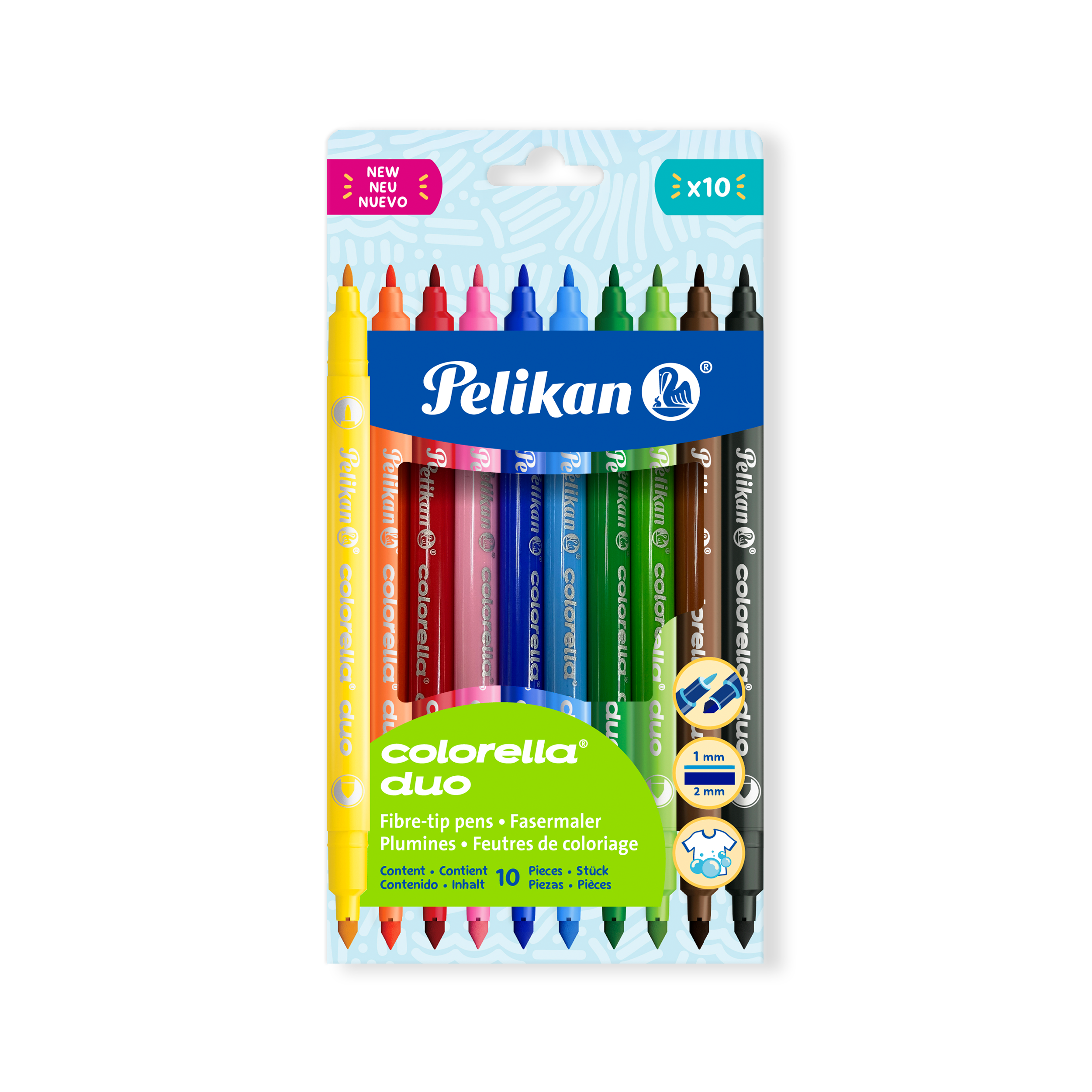 Pelikan - Fixy obojstranné Colorella 10 ks Pelikan - Fixy obojstranné Colorella 10 ks