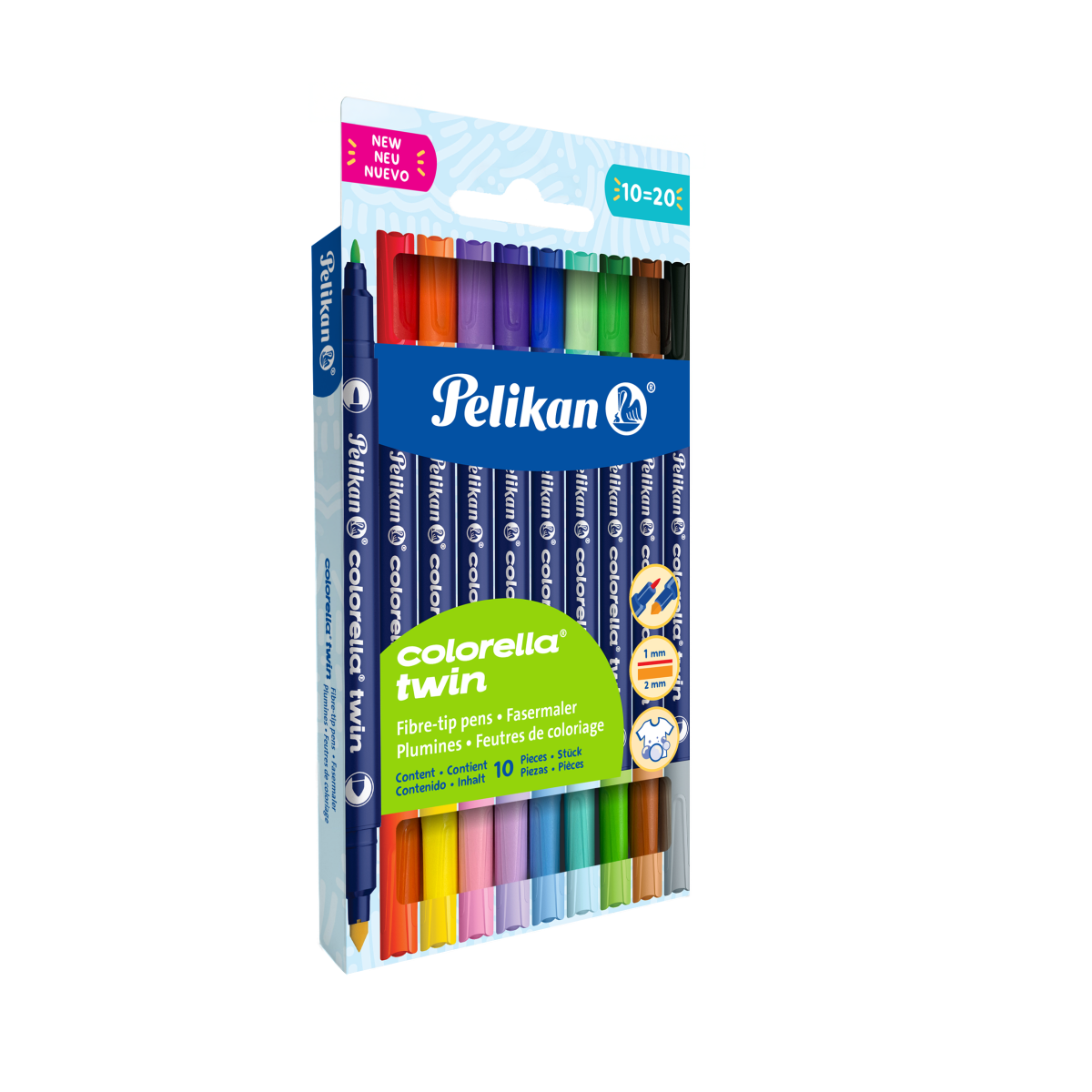 Pelikan - Fixy Colorella 10 ks – Obrázok 2