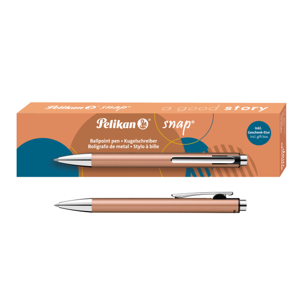 Pelikan - Pero guličkové K10 měďěné Snap Metalic