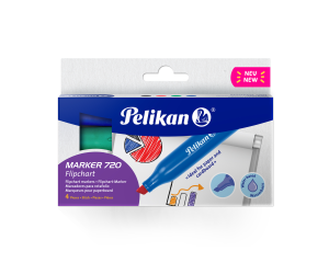 Pelikan - Popisovač permanentný 720 4 ks