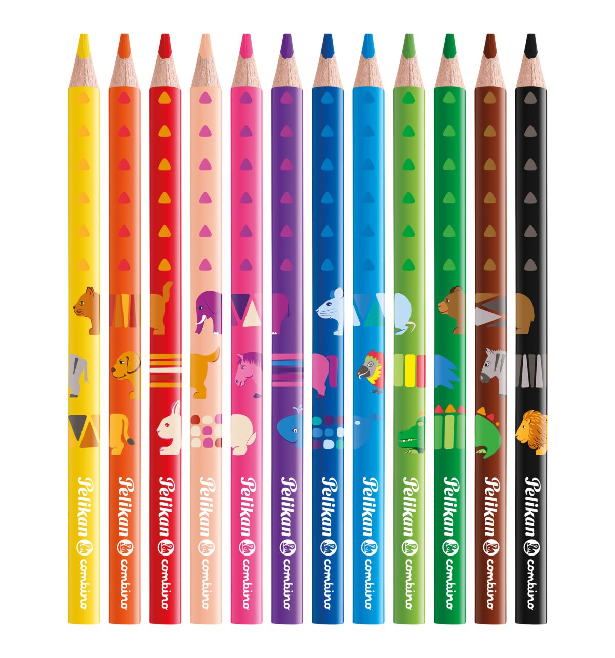 Pelikan - Pastelky Combino, 12 ks – Obrázok 4