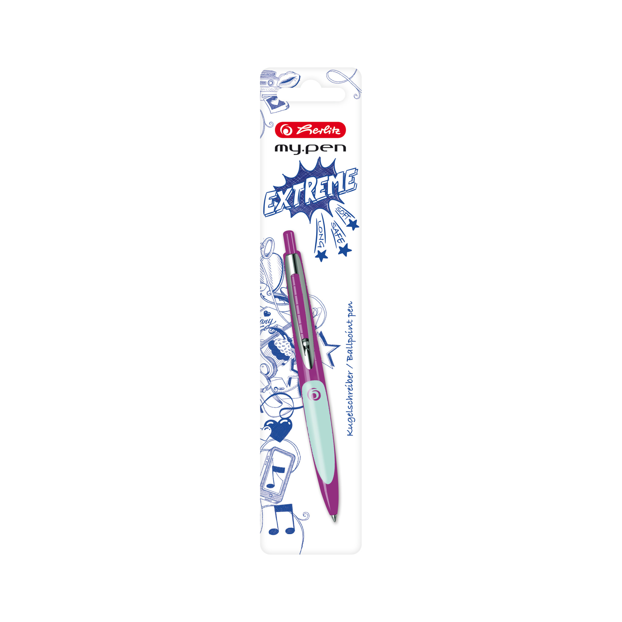 Pero guličkové my.pen fialová - mint Pero guličkové my.pen fialová - mint