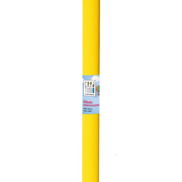 TOP 2000 - Papier krepový tmavo žltý