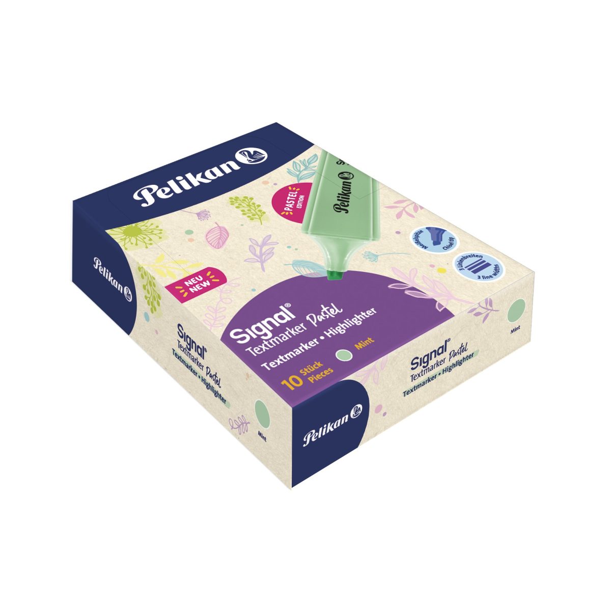Pelikan - Zvýrazňovač Signal pastelový mintový – Obrázok 2