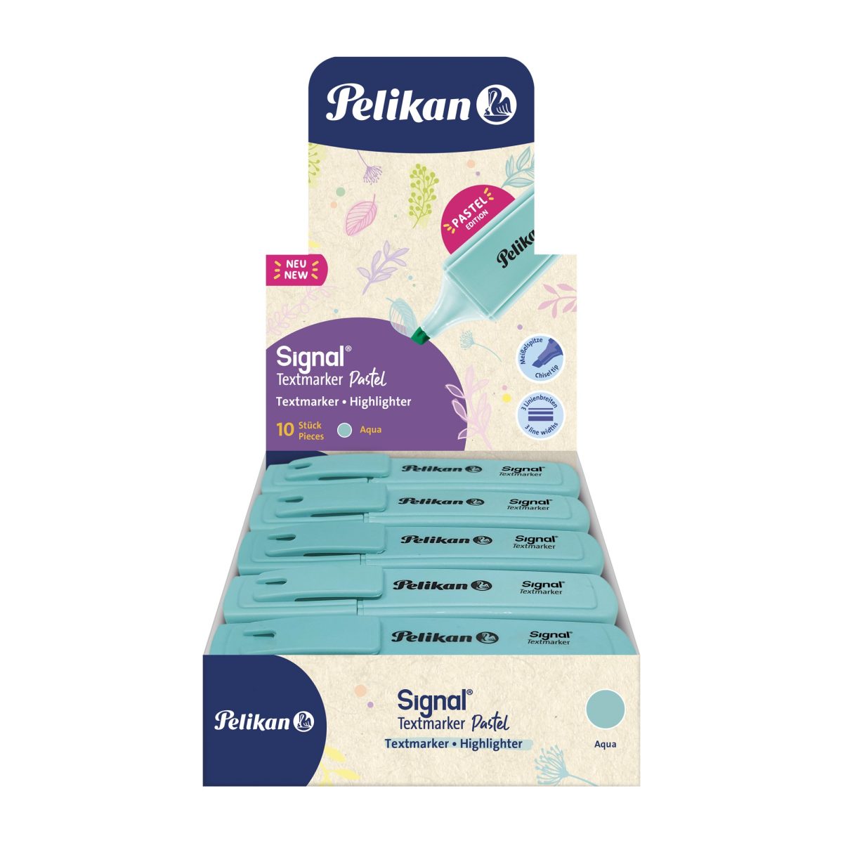 Pelikan - Zvýrazňovač Signal pastelový aqua – Obrázok 3