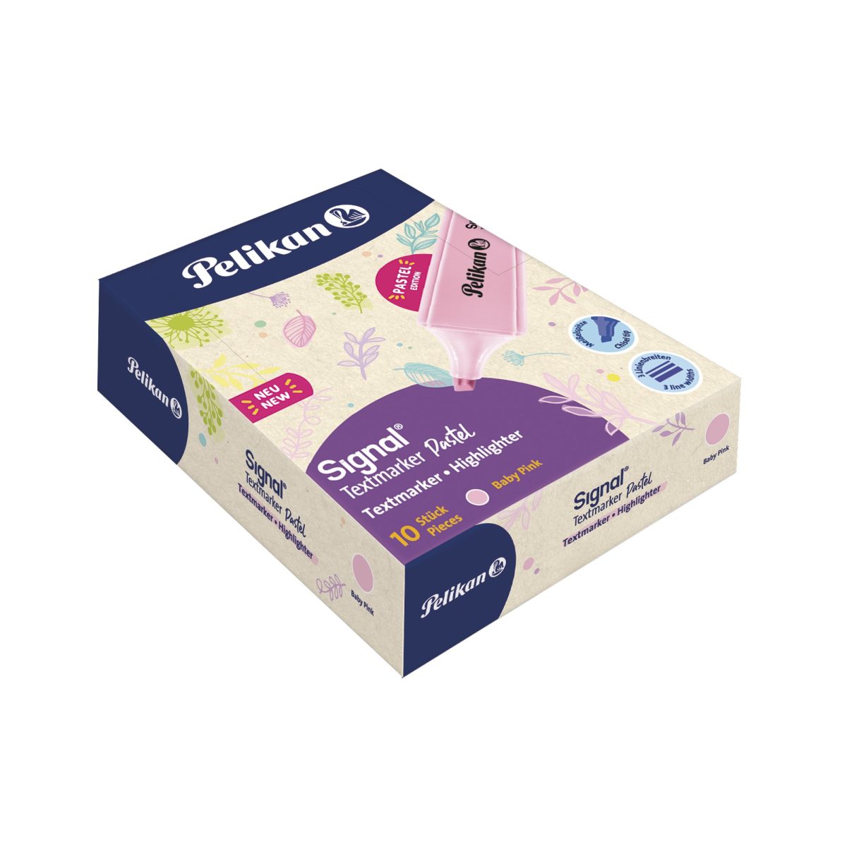 Pelikan - Zvýrazňovač Signal pastelový svetlo-ružový – Obrázok 2