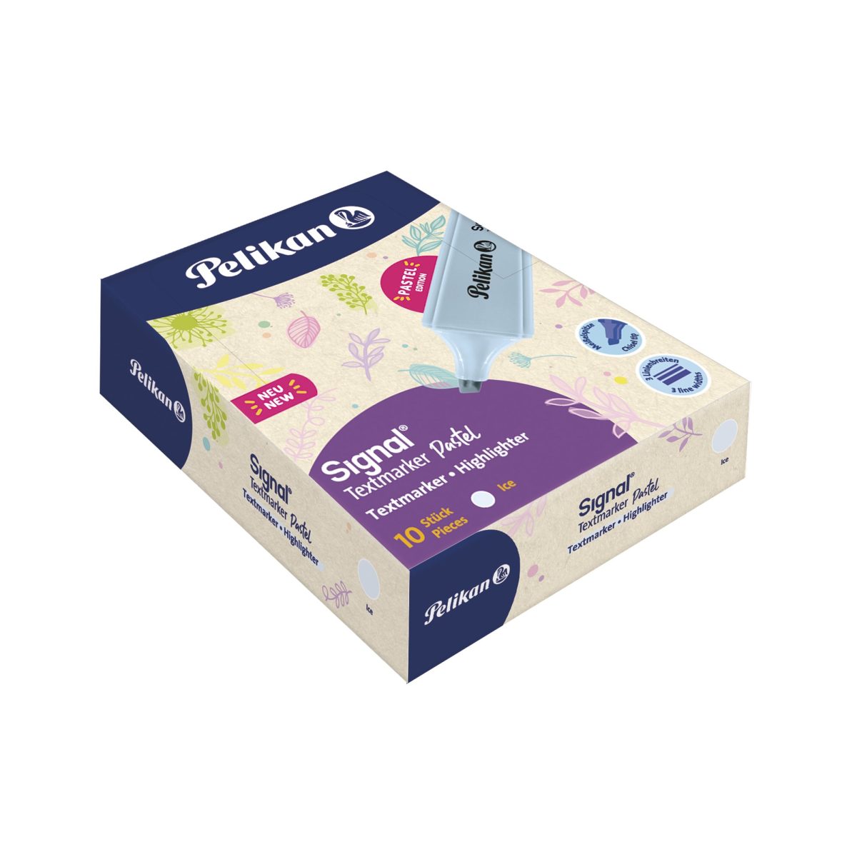 Pelikan - Zvýrazňovač Signal pastelový ľadový – Obrázok 2