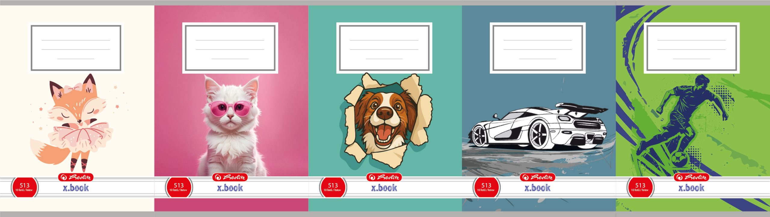 Herlitz - Zošit 513 motívový Herlitz - Zošit 513 motívový