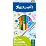 Pelikan - Pastelky Bicolor 12 ks obojstranné