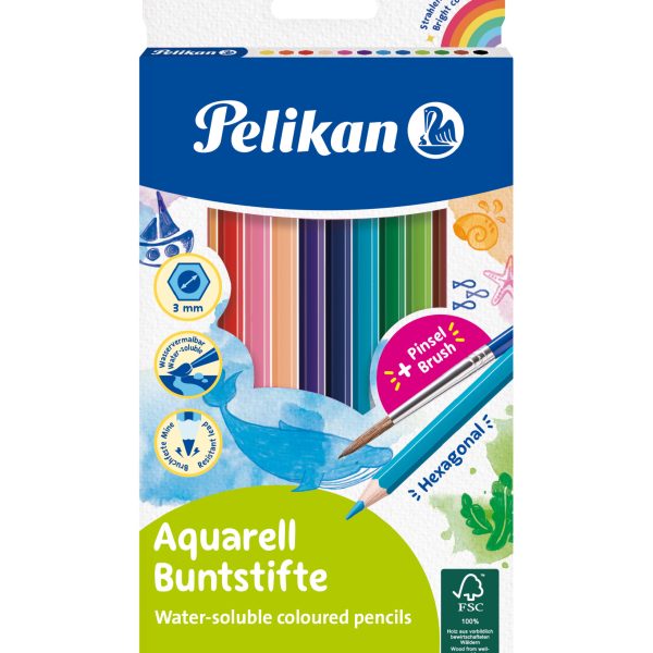 Pelikan - Pastelky akvarelové 12 ks