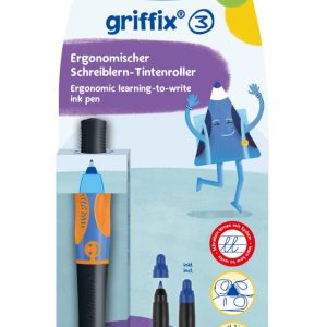 Pelikan - Pero bombičkové Griffix 3 pre ľavákov oranžovo-čierne