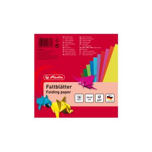 Herlitz - Farebné papiere 20x20 cm