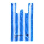 Ponuka - Cena - Predaj HDPE taška 10kg 30+18x55/100ks pruhovaná modrá