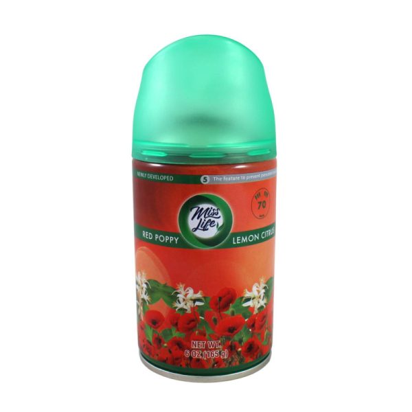 Ponuka - Cena - Predaj Miss Life náhrada do osviežovača 250ml Red Poppy & Lemon Citrus
