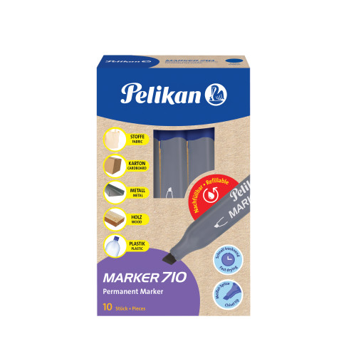 Pelikan - Popisovač permanentný 710 modrý Pelikan - Popisovač permanentný 710 modrý