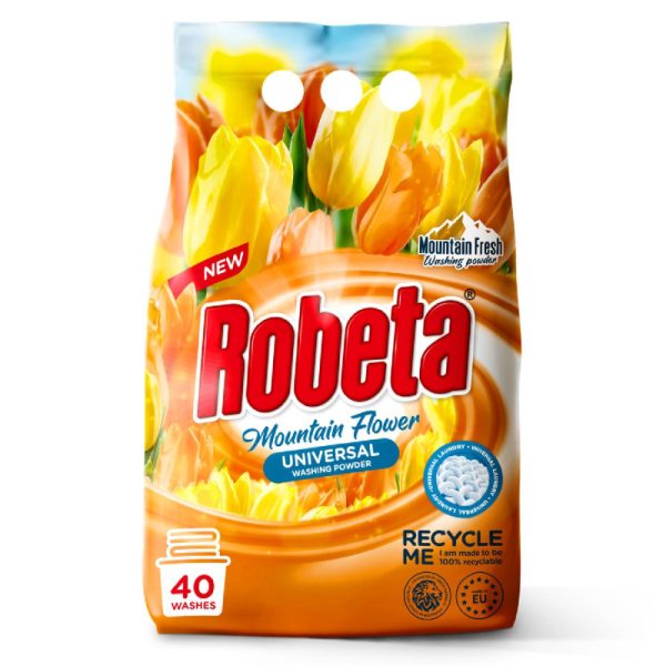 Ponuka - Cena - Predaj ROBETA prací prášok UNIVERSAL 3 kg - 40 PD