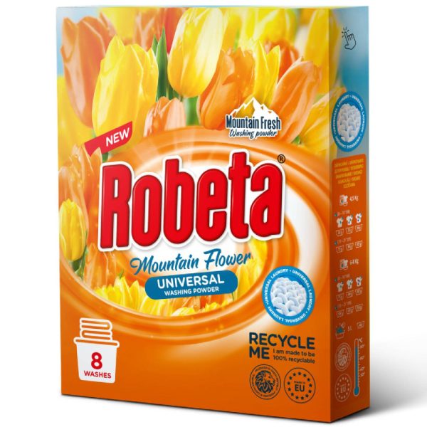 Ponuka - Cena - Predaj ROBETA prací prášok UNIVERSAL 600 gr - 8PD