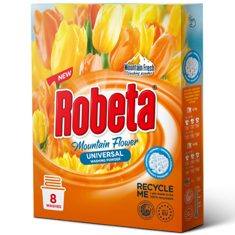 ROBETA prací prášok UNIVERSAL 600 gr - 8PD Ponuka - Cena - Predaj ROBETA prací prášok UNIVERSAL 600 gr - 8PD